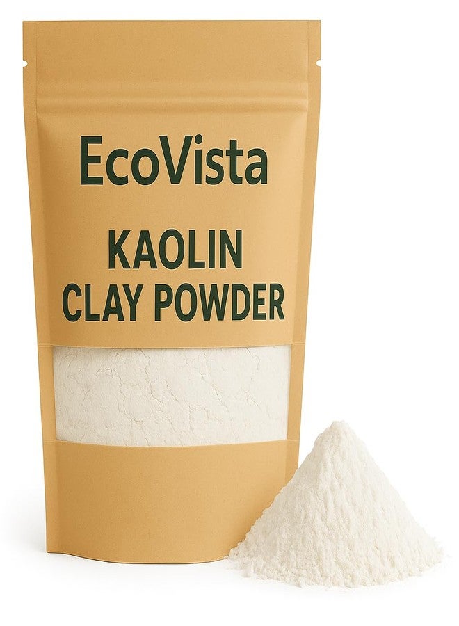 EcoVista Kaolin Clay Powder | 100% Pure & Natural | Food Grade & Edible | Skin Detox & Rejuvenation | DIY Face Mask, Soap, Bath Bombs, & More | 4 oz (113g) - Image 1